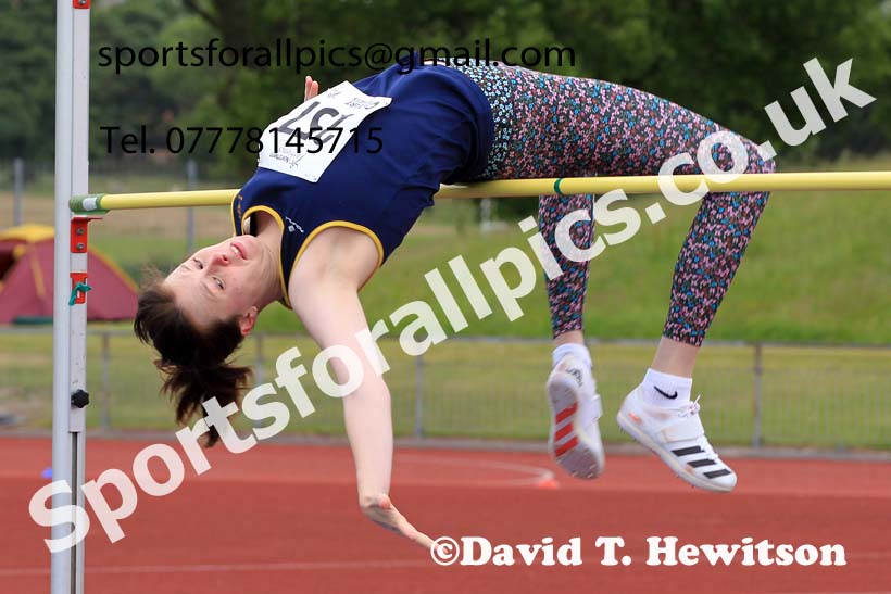 Senior womens high jump, 2022 Northern Senior and Under-20 Champs., Wavertree Athletics Centre, Liverpool. Photo: David T. Hewitson/Sports for All Pics